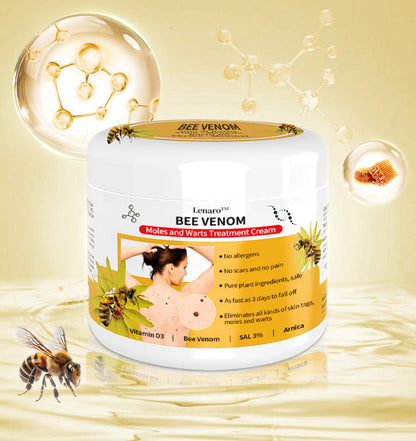 [✨Last day for 50% off✨]🐝🐝🐝 Lenaro™ Bee Venom Mole and Wart Treatment Cream(👨‍⚕AAD RECOMMENDS)